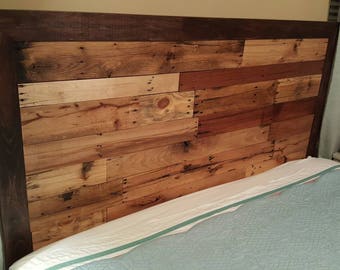 rustic headboard reclaimed headboard rustic furniture queen king size wooden headboard