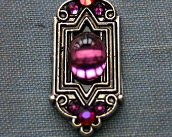 Plum Purple Deco Bindi - Tribal, ATS, Belly Dance, Facial Jewelry, Third Eye