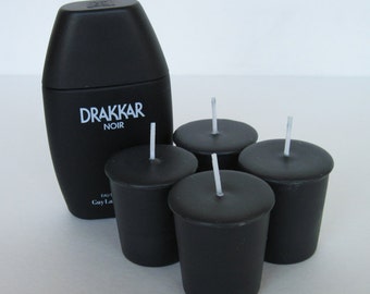 DRAKKAR NOIR type (4 votives or 4-oz soy jar candle)