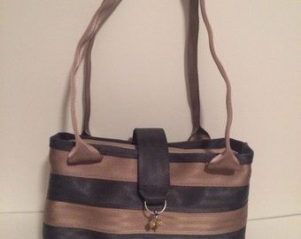 Seatbelt Purse, Large handbag, seat belt bag, large woven
