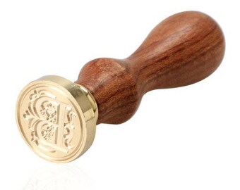 LETTER B - Alphabet Seal Vintage Retro Wooden Alphabet Letter Initial Classic Sealing Stamp Seal - Fast shipping from Provo, Utah