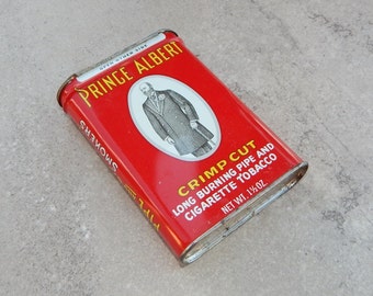Prince Albert Crimp Cut Tobacco Tin