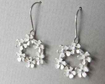 Bouquet Circle Drop Earrings
