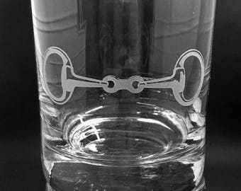 Rocks Glass, Equestrian Themed Glasses, Equestrian Gift, Horse Rocks Glasses, Set of 4 Rocks Glasses, Horse Gift, Horse Lover