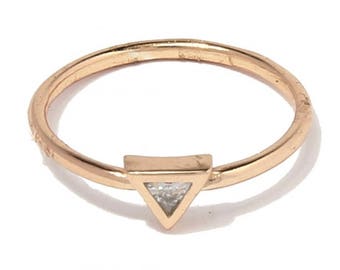 Triangle Sterling Silver Ring