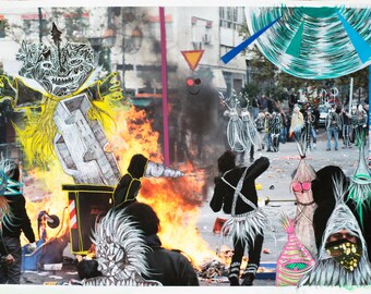 fire starter street art print