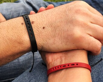 Morse Code Leather Bracelet, Morse Code, Valetie's Day Gift Idea, Leather Morse Code Bracelet