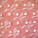 Bates Peachy Rose Floral Woven Vintage Chenille Fabric 12 x 18 Inches