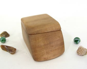 Oregon Myrtlewood Box, guitar pick holder, presentation box, engagement ring box, ring bearer box, earring box, jewelry box, cuff links box