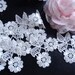 2 3/8 inch wide ivory embroidered lace trim selling by the yard