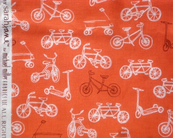 Sarah Jane Children at Play On the Go orange Michael Miller fabric FQ or more OOP HTF