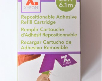 Xyron 1.5" Repositionable Adhesive refill cartridge AT156-20 sticker maker
