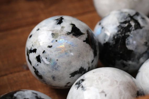 Rainbow Moonstone Sphere, Polished Moonstone, Large Rainbow Moonstone, Crystal Ball, Iridescent Crystal Ball, Moonstone Orb, Moonstone Ball