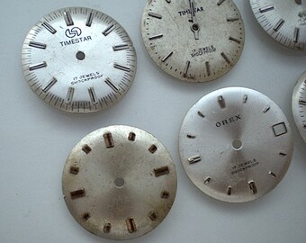 6 vintage steampunk watch faces (CM6)
