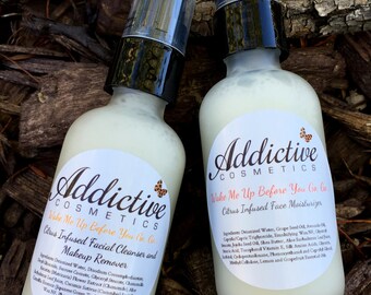 Wake Me Up Before You Go, Go- Citrus Infused Botanical Face Moisturizer and Face Wash- Face Lotion, Face Cream, Face Scrub, Face Cleanser