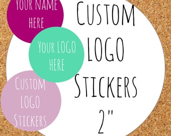 Custom Stickers, Custom Labels, Product Labels Personalized stickers Personalized Labels custom circle stickers custom logo personalized 2"