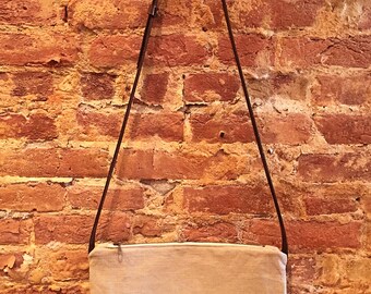 Cream Linen Crossbody Bag | Tote bag, Handbag,