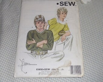 Vintage Kwik Sew Pattern #1280 Uncut and Unused Boy's Shirt