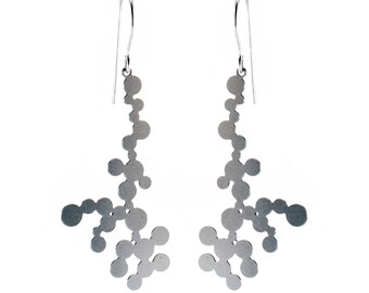 Dendrite Earrings (stainless steel)