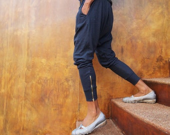 Funky pants...Jersey cotton Indigo and all colour in Three size (M,L,XL,) p1412