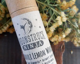 Patchouli Lemon Woods Solid Natural Perfume