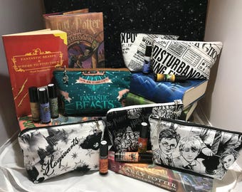 Oil Zipper Pouches Assorted Harry Potter or Fantastic Beasts