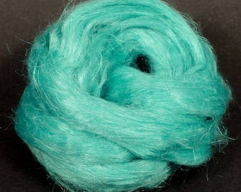 100% Dyed Flax combed top - Marine - (2 oz.)