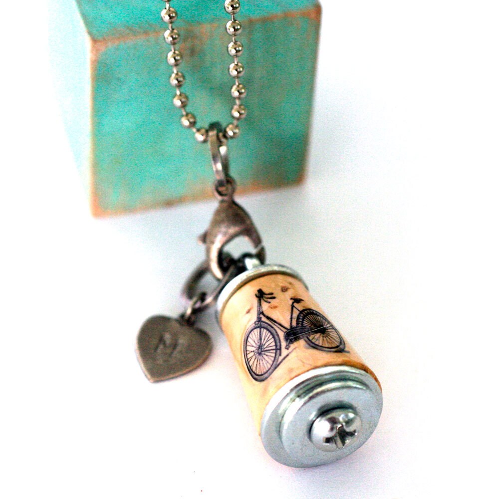 Bike Necklace Bicycle Jewelry Wearable Art Jewelry Bicycle