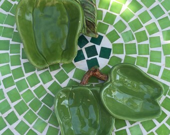 California Pottery Condiment Dishes