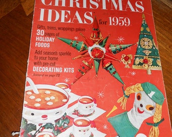 Better Homes and Gardens Christmas Ideas Magazine for 1959