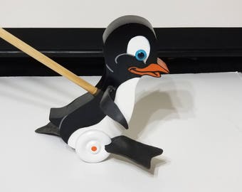 Waddling Penguin Push Toy