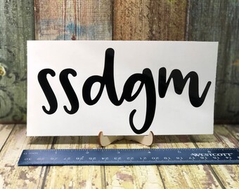 MFM permanent vinyl decals! Stay Sexy Don't Get Murdered My Favorite Murder Sticker Oops That's Awesome