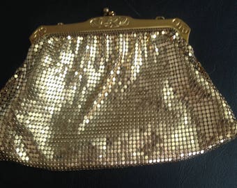 Whiting and Davis Gold Mesh Bag