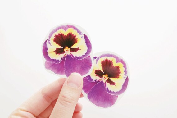 Stiefmütterchen Tattoo große