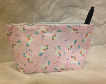 Rainbow Unicorn Zipper Pouch