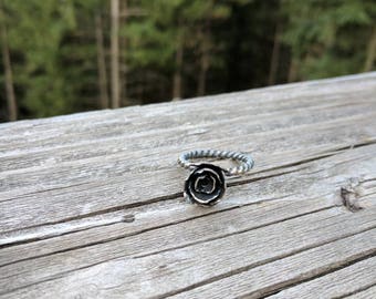 Sterling Silver Succulent Ring