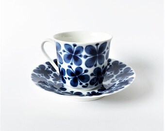 Cheap shipping // 1960s // Marianne Westman Mon Amie Rorstrand Sweden Coffee cup and saucer // Swedish vintage // Made in Sweden