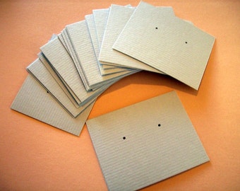 Earring cards, set of 30, post earring cards, jewelry cards, printed post earring cards, personalized