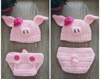 Newborn Baby Pig Outfit