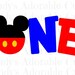 First Birthday Mr. Mouse 1 one Cut File Cuttable, dxf, eps, png, jpeg, svg, silhouette, circuit