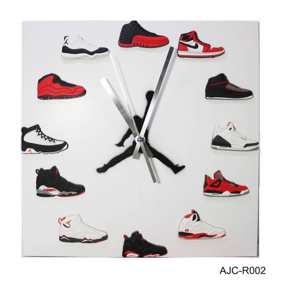 Air jordan 2D Sneaker Wall Clock