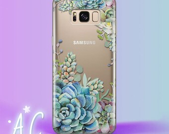 Succulent Samsung S9 Case Cactus Galaxy S9 Plus Case Samsung S8 Plus Case Succulents Galaxy S7 Edge Case Samsung S6 Case Galaxy S7 Case
