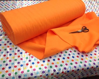 Solid Acrylic Felt Fabric - TANGERINE - Sold By The Yard - 72" Width