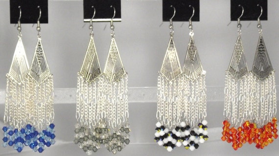 Chandelier Earrings with Swarovski Crystals