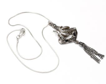 Necklace, snake necklace with pendant