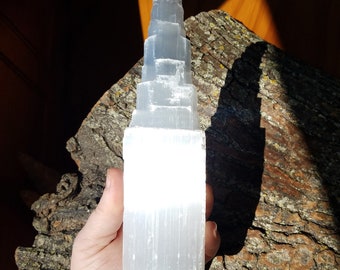 Selenite Tower, Selenite Tower, Selenite skyscraper, Selenite Crystal Tower, Selenite stone
