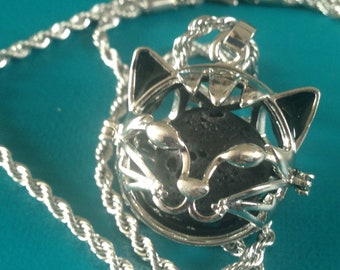 aromatherapy lava stone necklace