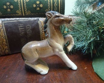 Minature Porcelain Horse Figurine