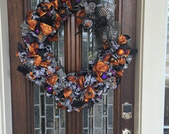 Halloween Spider Wreath