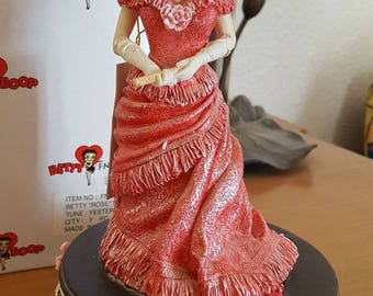 Betty Boop Limited Edition Victorian Series "Rose" Musical Figurine 8 in